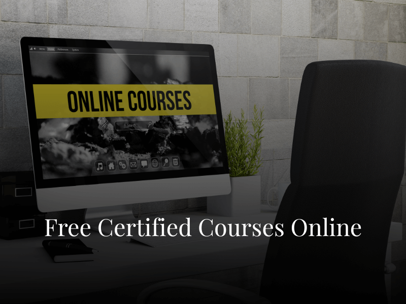 Free Certified Courses Online Free Certified Courses Online